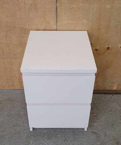 IKEA MALM White Single Bedside Cabinet - 104895
