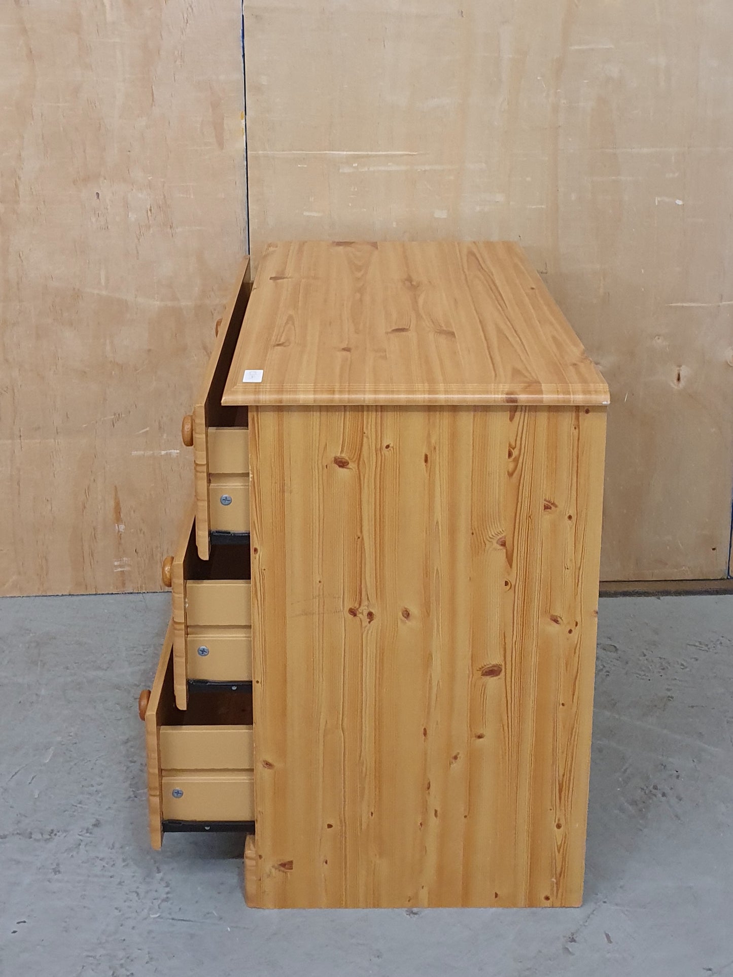 3 Drawer Wooden Chest of Drawers - 103141