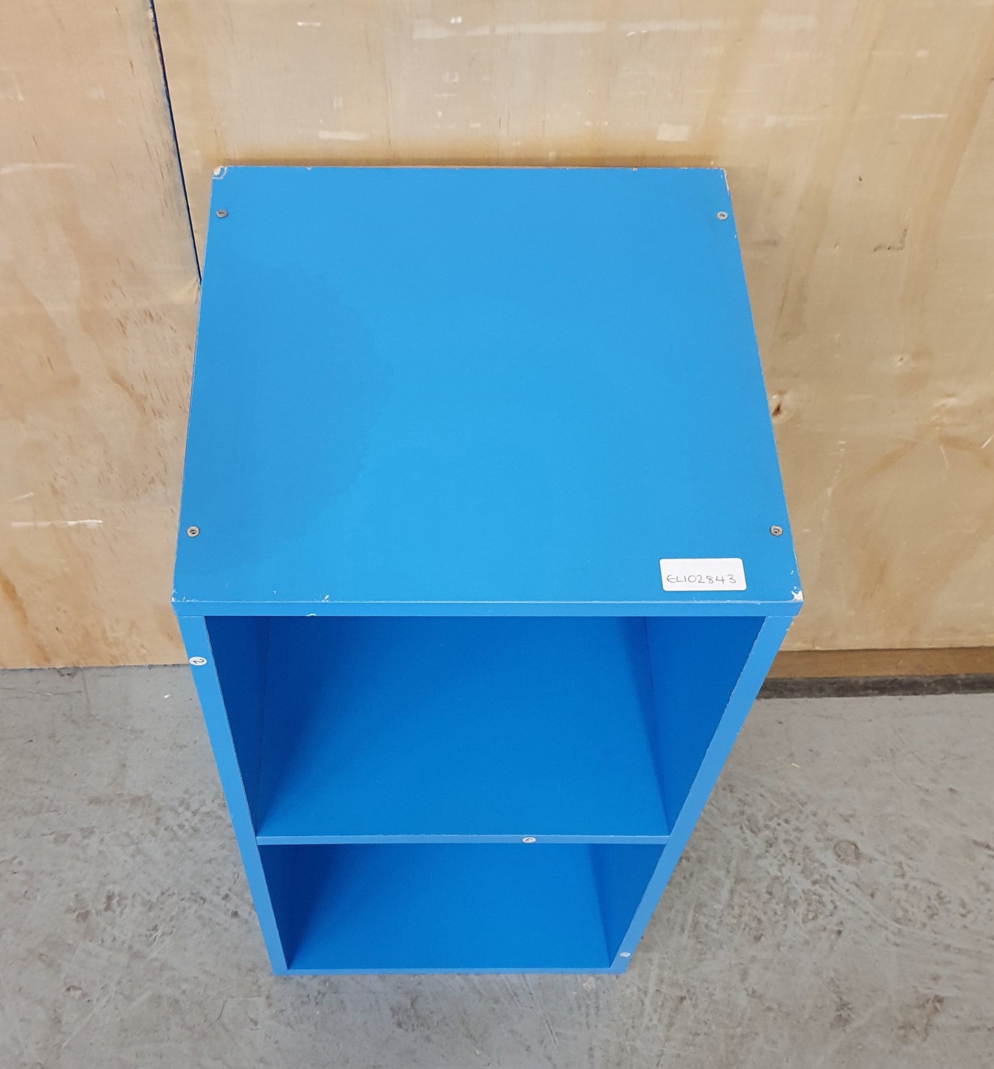 Blue Small Wooden Shelving Unit - EL102843