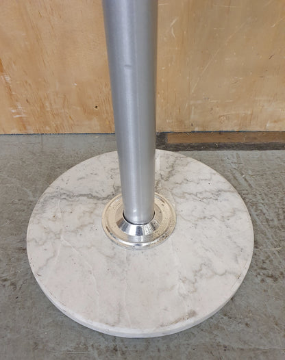 Feestanding Coat Stand with Round Marble Base - 104608