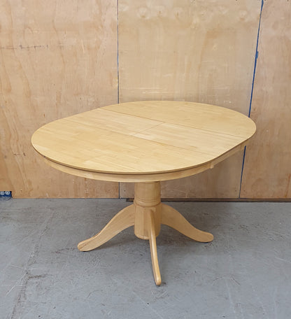 Round Pine Extendable Dining Table - 104415