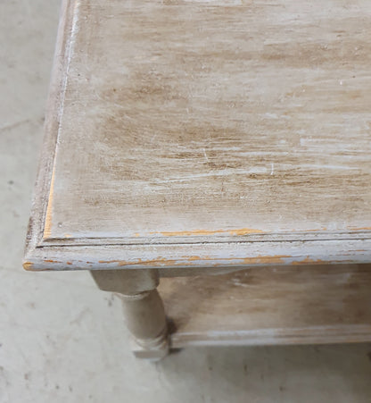 Large Pine Upcycled Distressed Coffee Table - EL104534