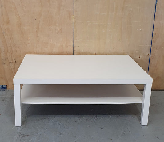 IKEA LACK White Wooden 2 Tier Coffee Table - 102871