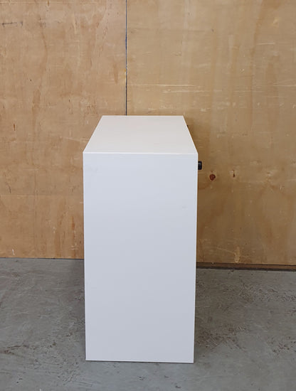 IKEA White Small 2 Door Cabinet with Internal Shelving - 104882