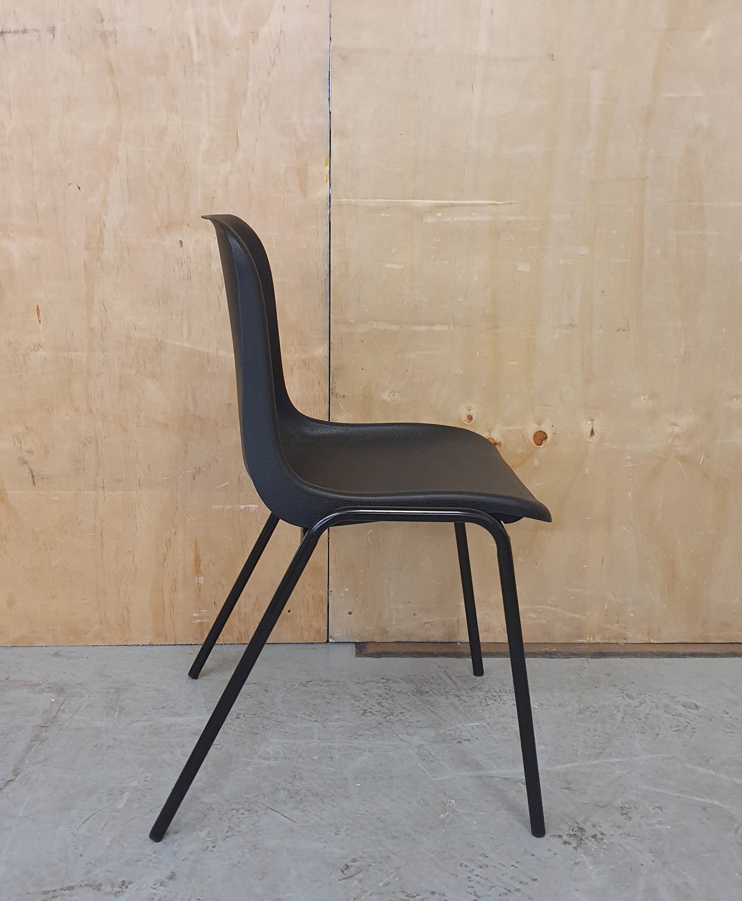 Black Single Stackable Chair - 103116