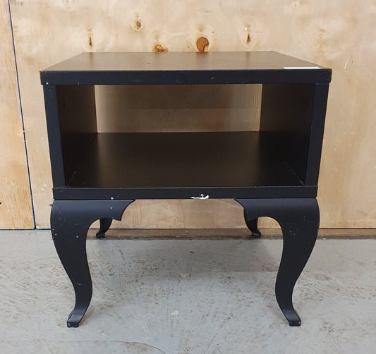 Black Small Wooden Coffee Table with Cubby Hole - EL102085