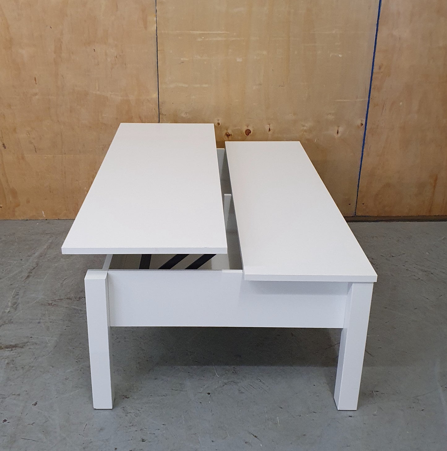 IKEA TRULSTORP Large White Wood Coffee Table with Open Top Section - 104268