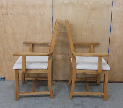6 Matching Oak Dining Chairs - 104844
