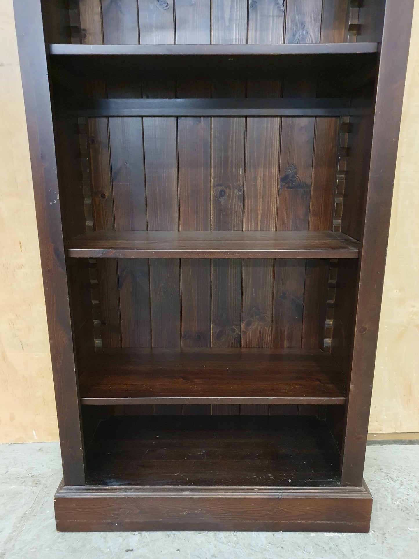 Large Mahogany Bookcase with Removable Shelves - 104768