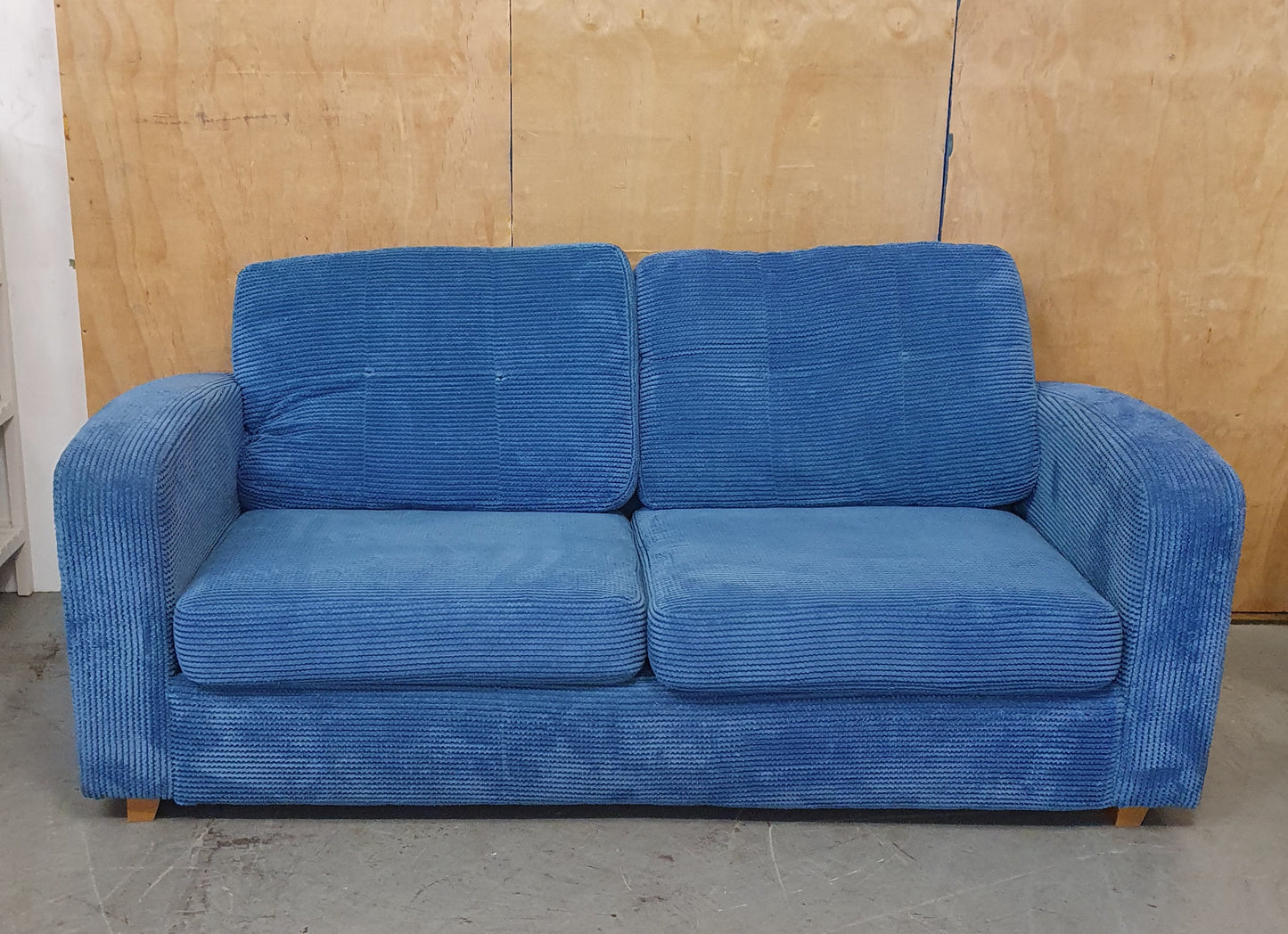 DFS Blue Soft Fabric Sofa Bed - 104805