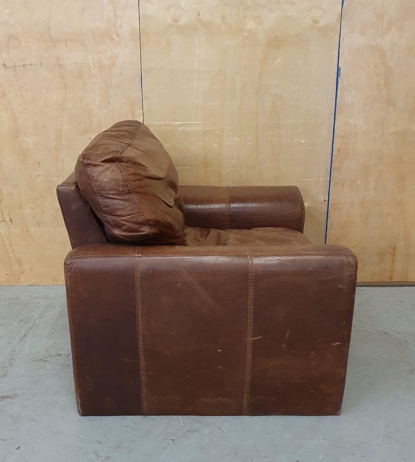 Brown Leather Armchair - 103934
