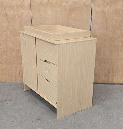 KUB Wood Baby Change Table with 3 Drawers and 1 Door - 104837