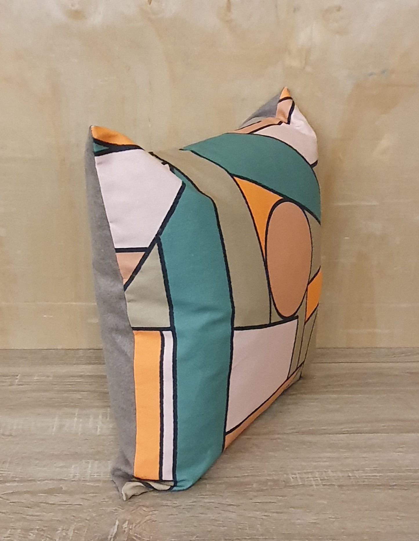 EmeldaMade "The Geometric Series - Orange" Cushion -11024-02