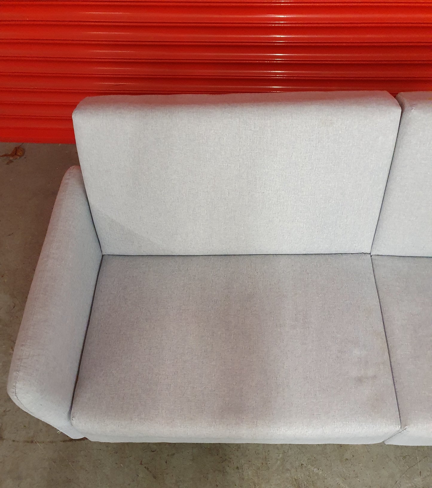 Grey Modern Click-Clack 2 Seater Sofa Bed - 103727