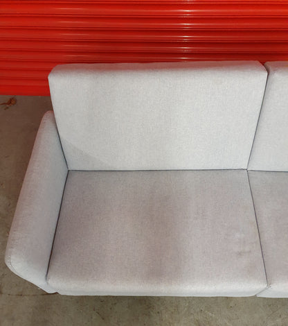 Grey Modern Click-Clack 2 Seater Sofa Bed - 103727