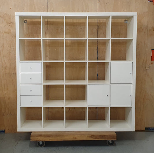 IKEA White Extra Large Kallax Unit with Doors in Areas - 102756