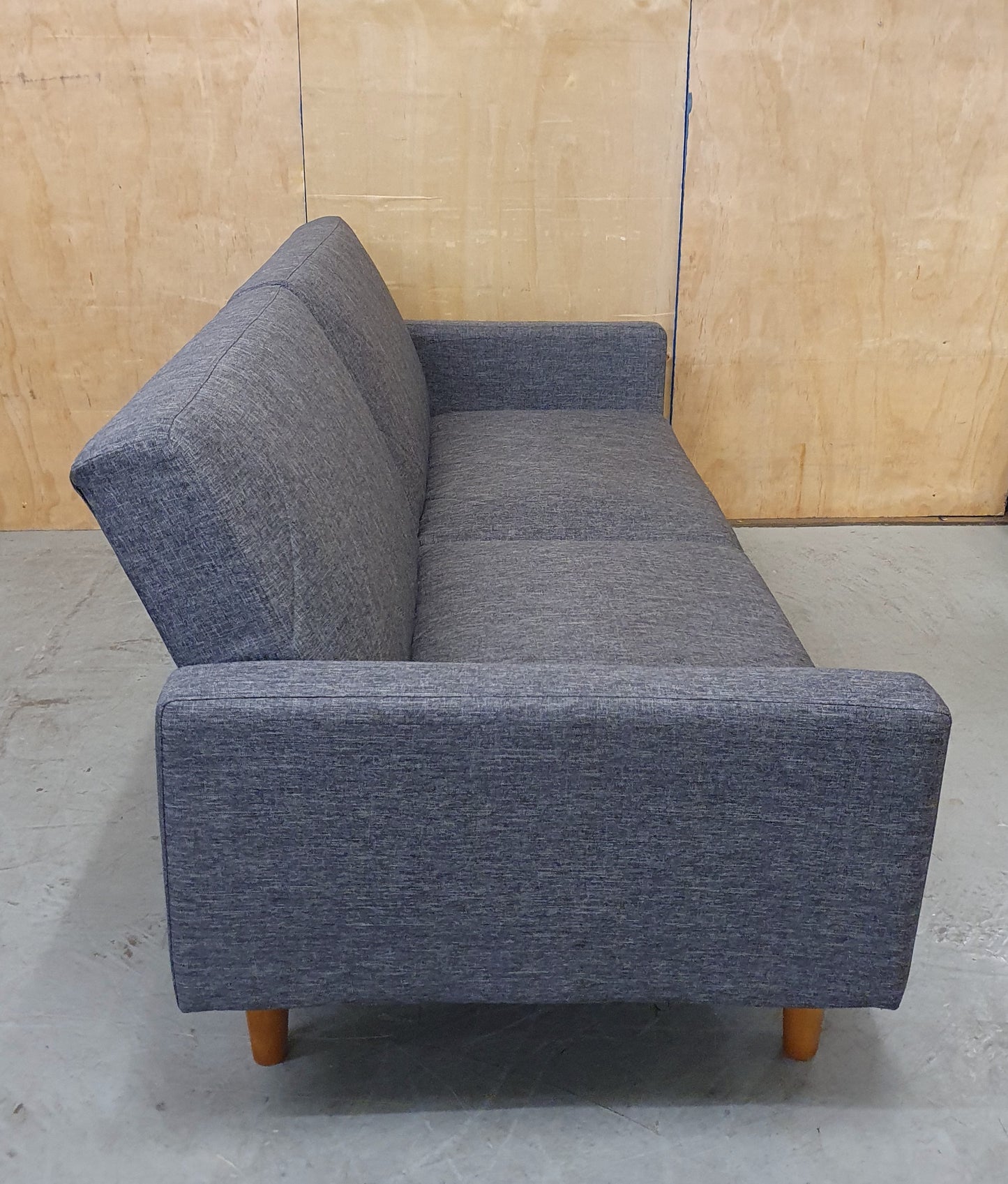 Grey 2 Seater Clik-Clak Sofa Bed - 104868