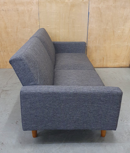 Grey 2 Seater Clik-Clak Sofa Bed - 104868