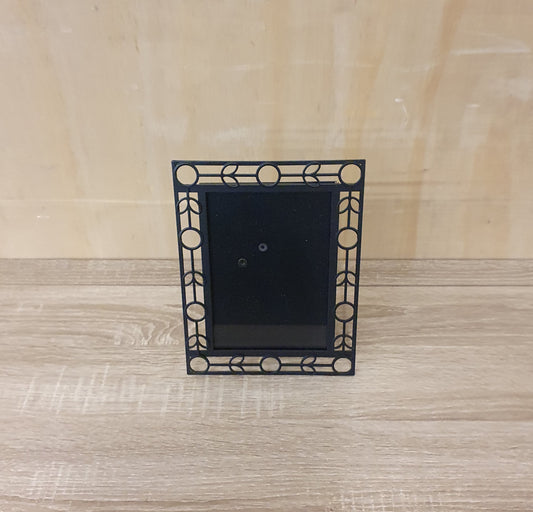 DUNELM Black Abstract Floral Picture Frame - BB150324-5