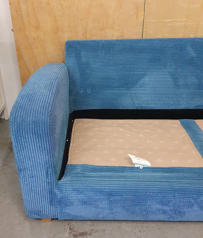 DFS Blue Soft Fabric Sofa Bed - 104805