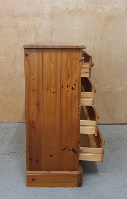 5 Drawer Pine Chest of Drawers - 104798