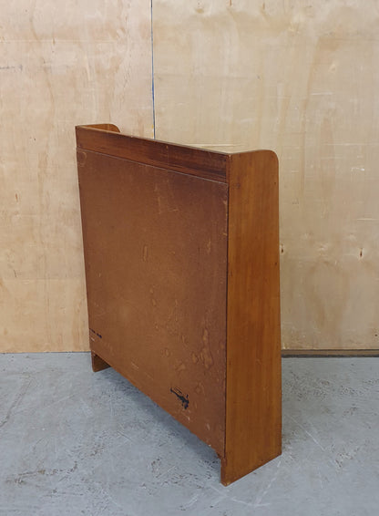 Vintage Small Wooden Bookcase with 4 Shelves - 103918