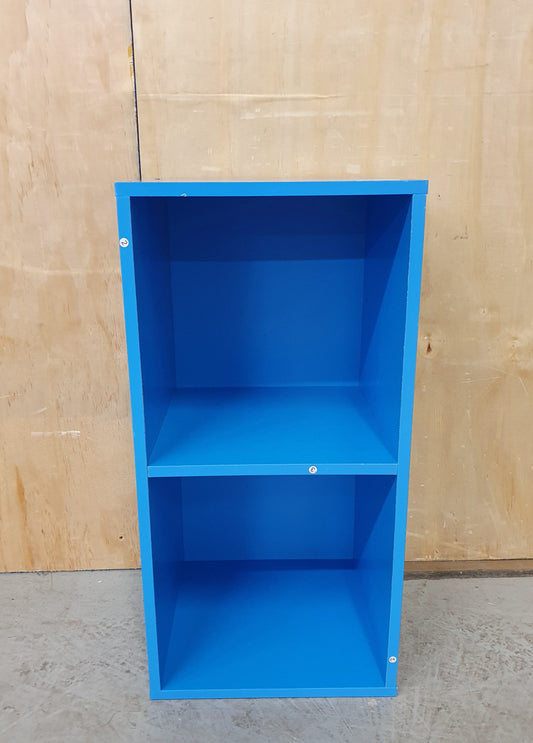 Blue Small Wooden Shelving Unit - EL102843