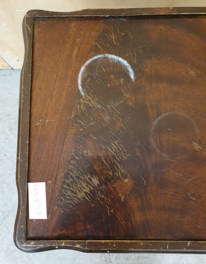 Small Mahogany Side Table with Slim Legs - EL103508