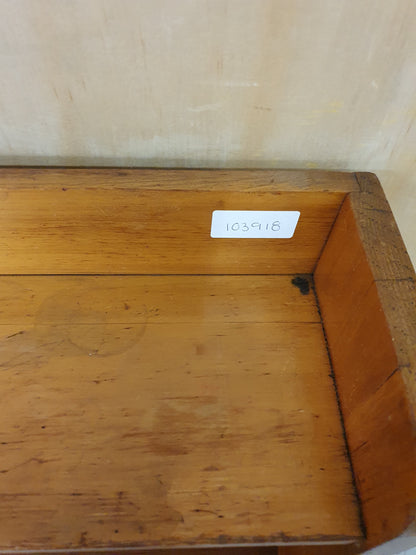 Vintage Small Wooden Bookcase with 4 Shelves - 103918