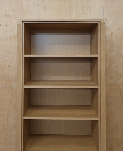 Large Tall Wood Bookcase with 2 Bottom Drawers - EL104912