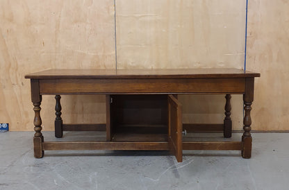 Large Mahogany Coffee Table with Centre Door - EL104936