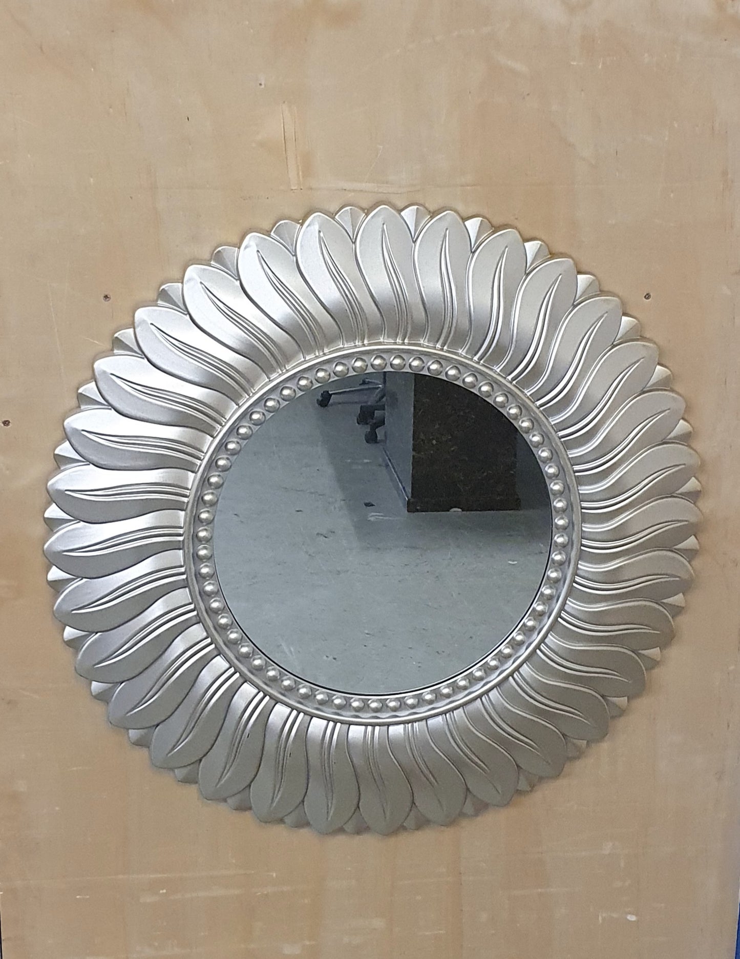 DUNELM Silver Flower Mirror - EL104519