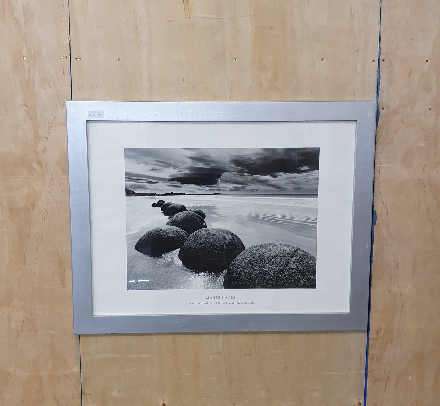 MONTE NAGLER Large Beach Art Print in Silver Frame - EL103717
