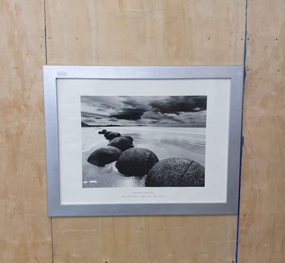 MONTE NAGLER Large Beach Art Print in Silver Frame - EL103717
