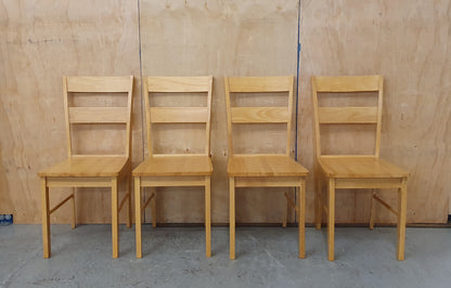 4 Matching Pine Dining Chairs - EL104509 / EL104510 / EL104511 / EL104512