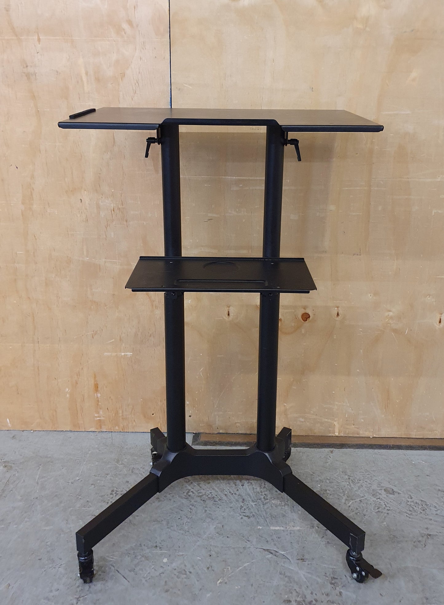BONTEC Black Alloy Steel Adjustable Mobile Laptop Desk - 104431
