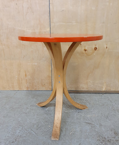 IKEA Burnt Orange 3 Leg Coffee Table - EL104932