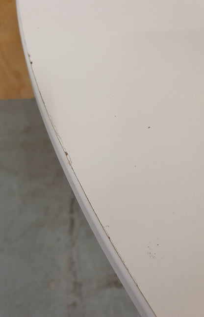 IKEA DOCKSTA White Round Top / Base Dining Table - 104948