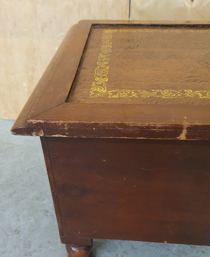 Wood Storage Box with Open Top Decorative Lid - EL104402