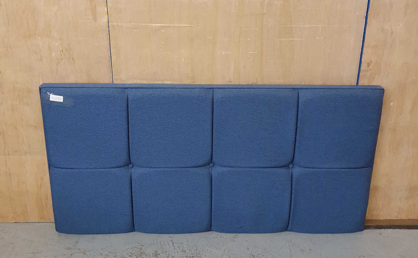 Blue Padded Double Headboard - EL101912