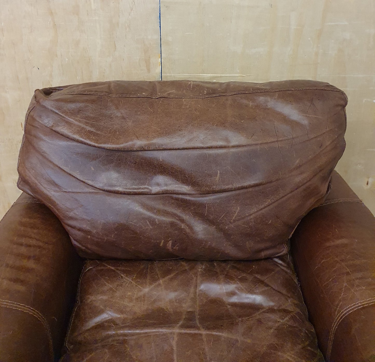 Brown Leather Armchair - 103934