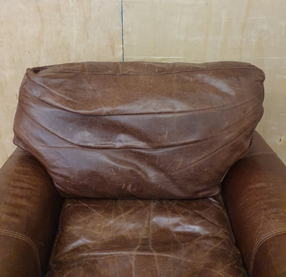 Brown Leather Armchair - 103934