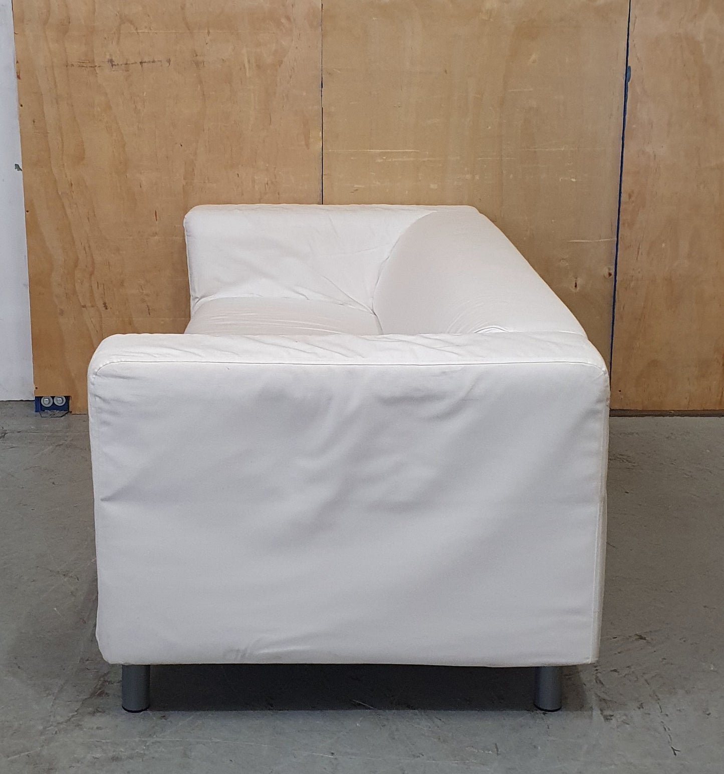 IKEA KLIPPAN White 2 Seater Sofa - 104858