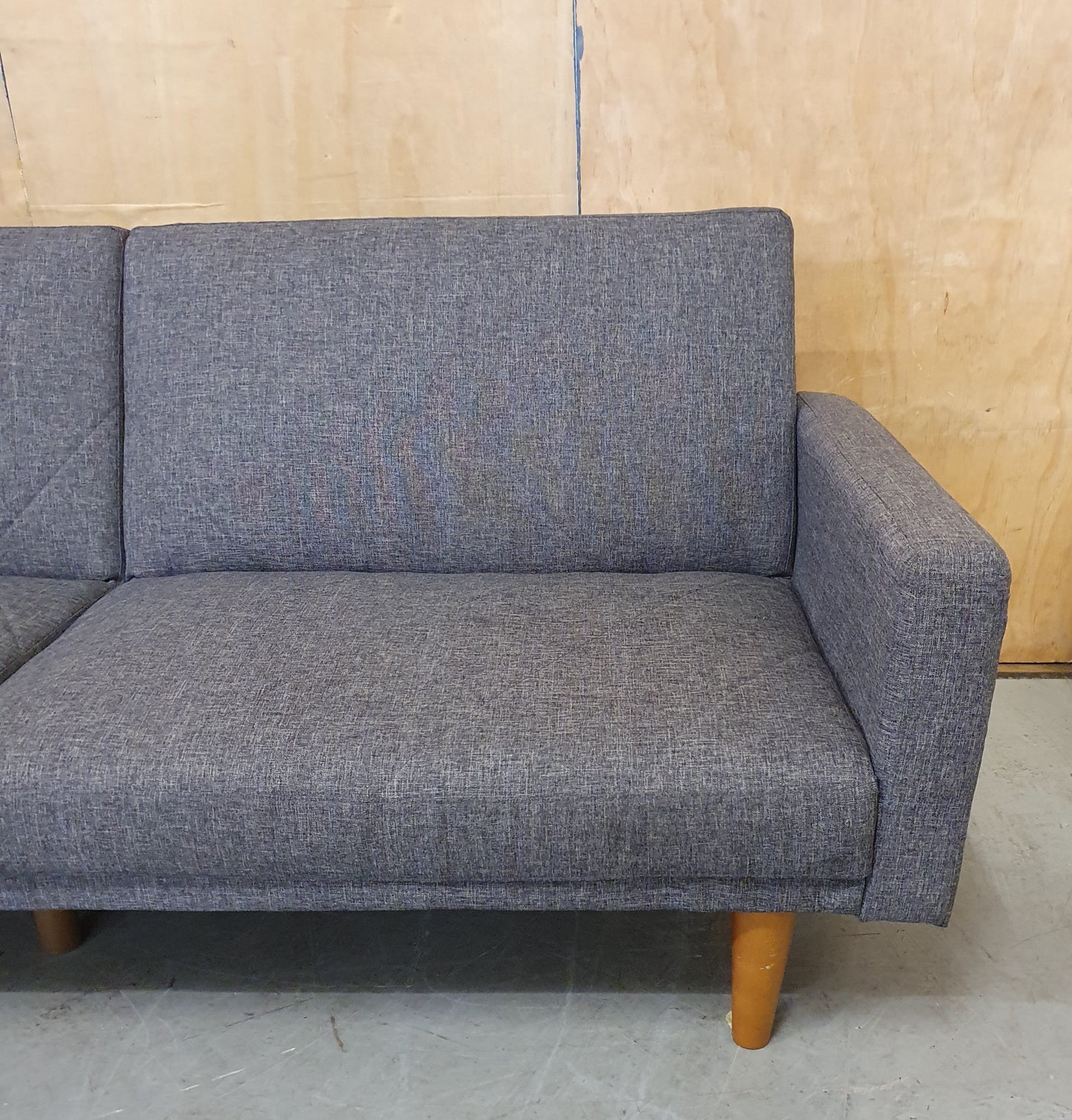 Grey 2 Seater Clik-Clak Sofa Bed - 104868