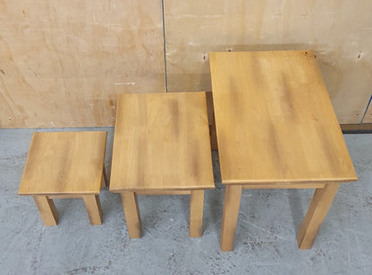 3 Wood Nest of Tables - 104421