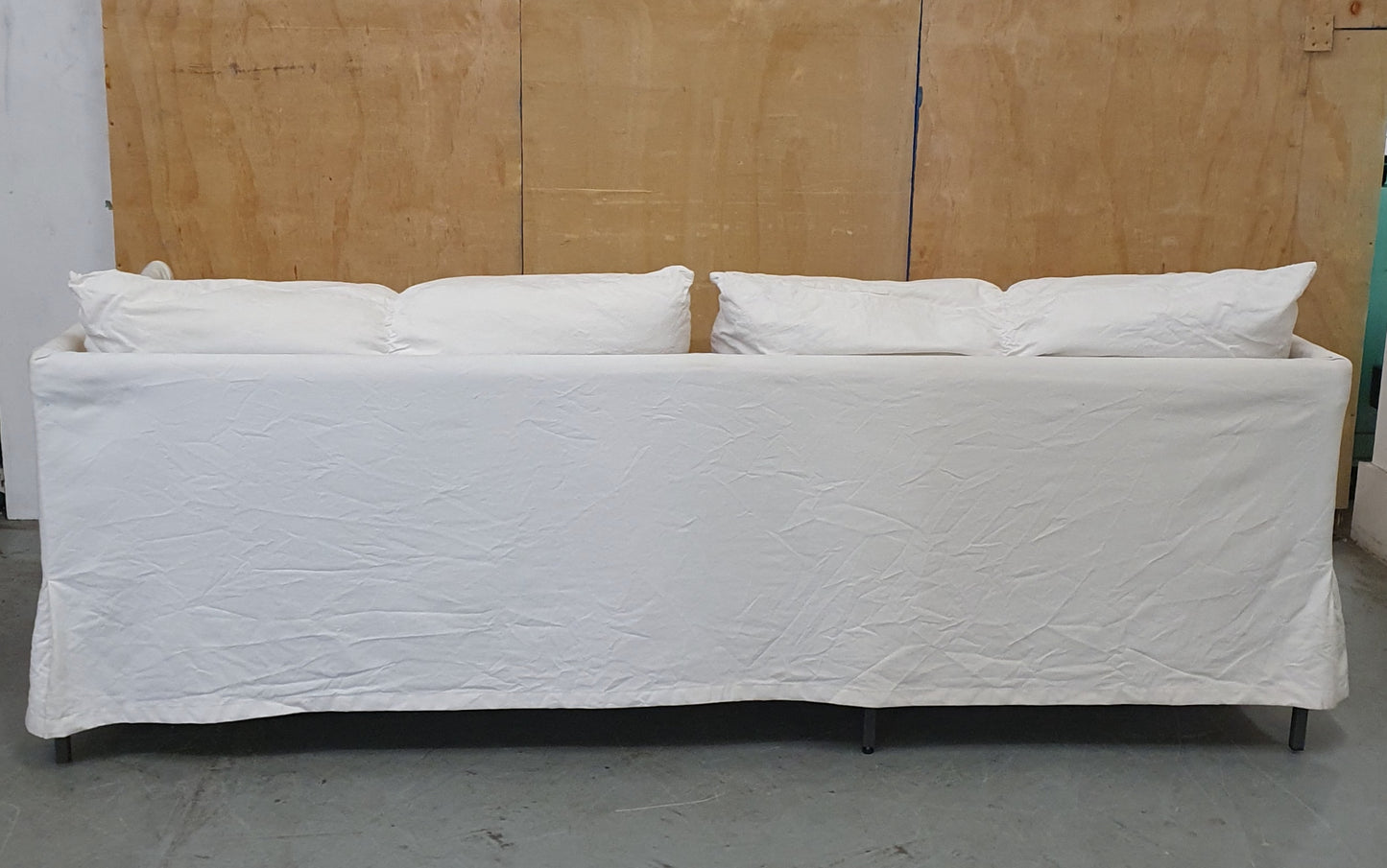 IKEA 3 Seater Cream Sofa with Removable Covers - EL104908