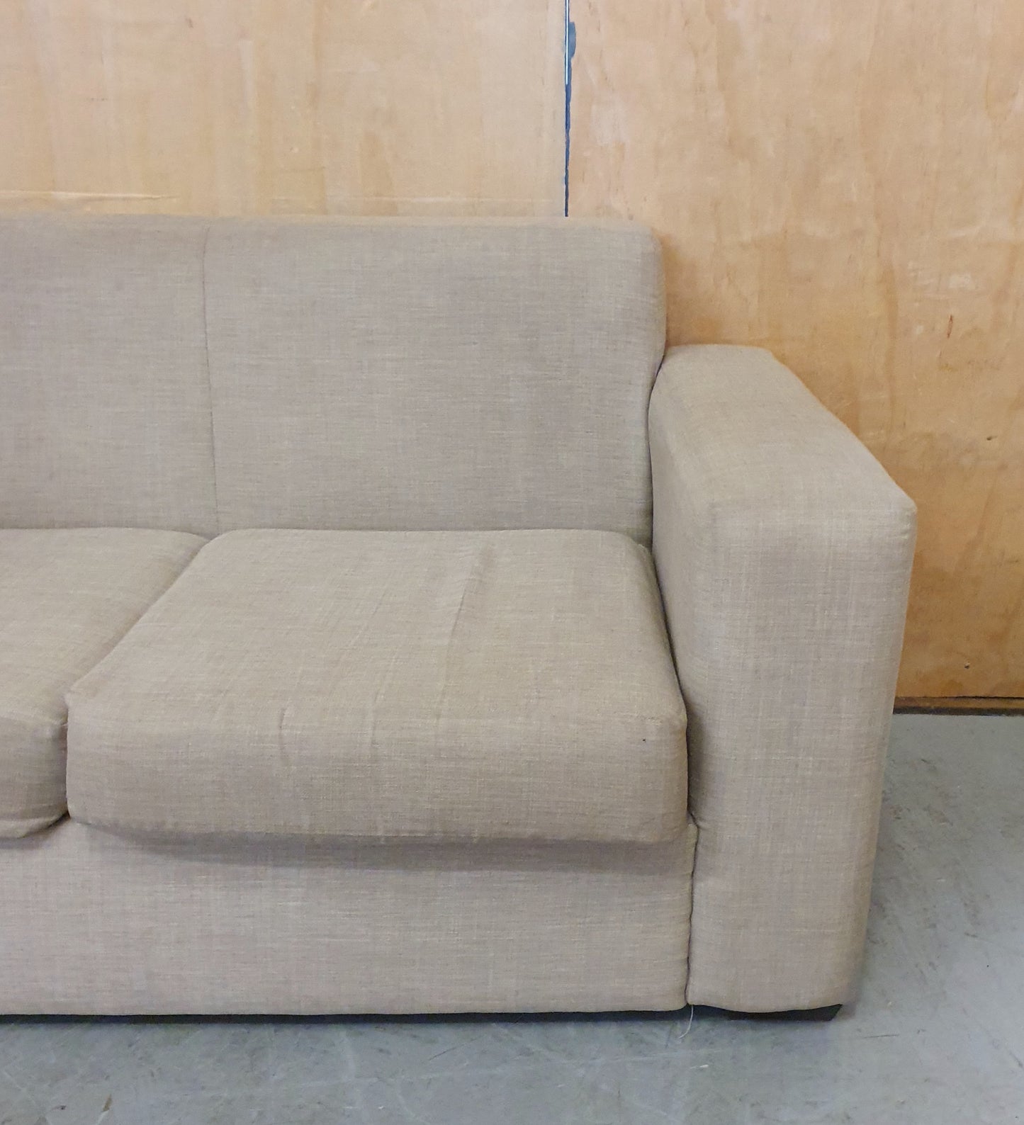 2 Seater Beige Modern Sofa - 104818