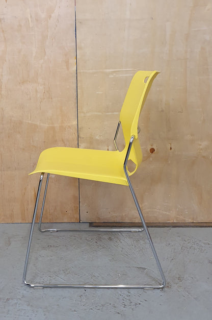 PINEAPPLE TOUCH CHAIR Mustard Yellow Recyclable Polypropylene Seats - P102540