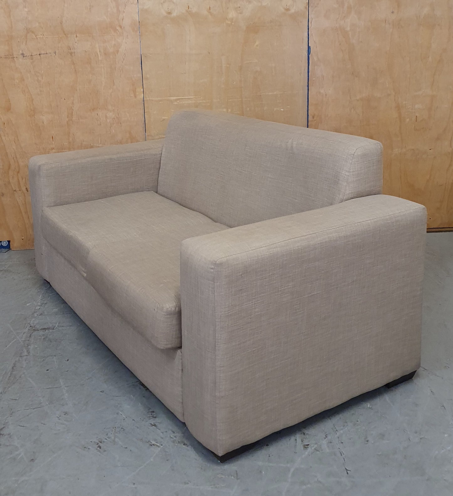 2 Seater Beige Modern Sofa - 104818