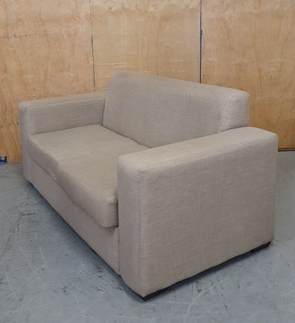 2 Seater Beige Modern Sofa - 104818
